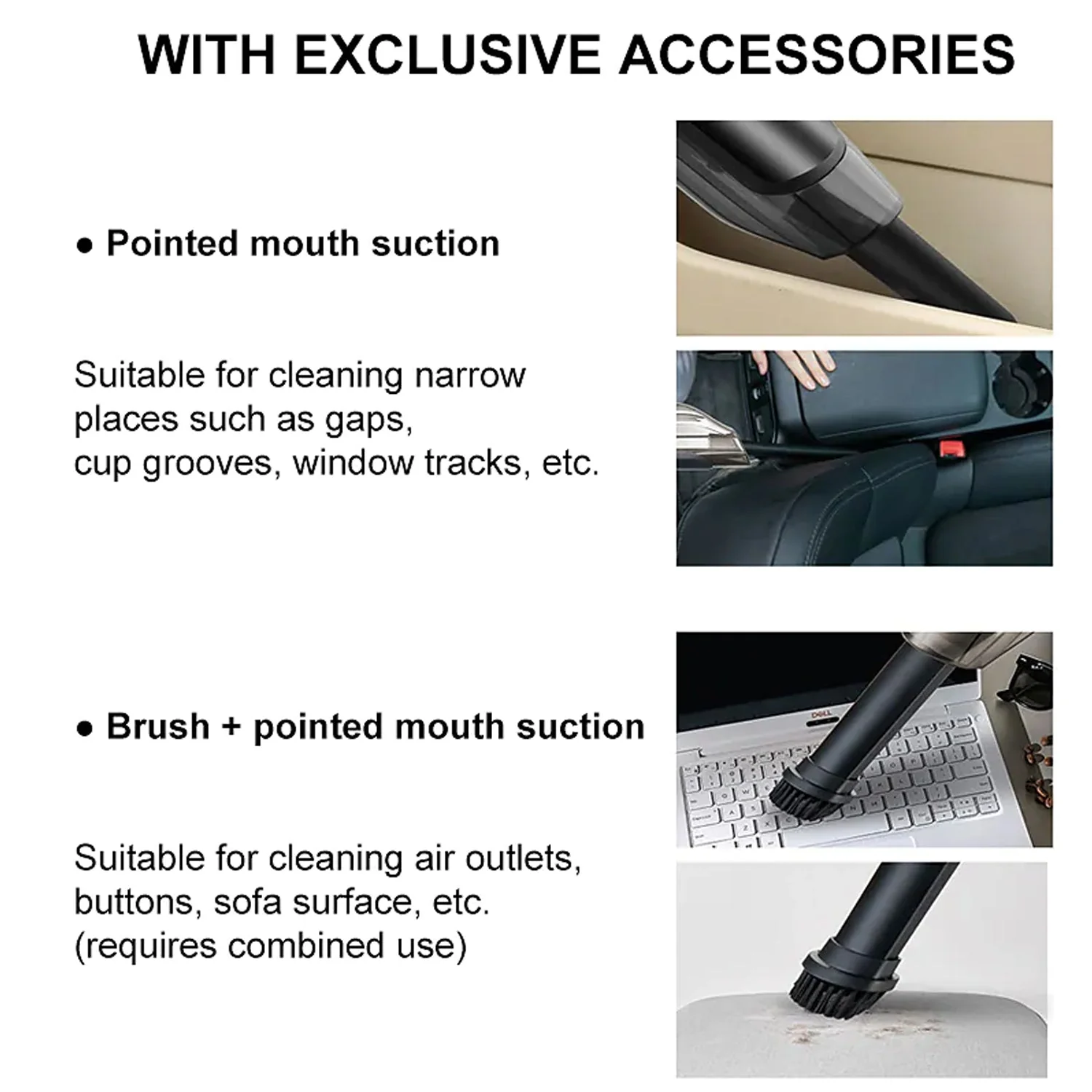 Portable Vacuum Cleaner – USB High Power Suction Car & Home Cleaning Tool - Image 6