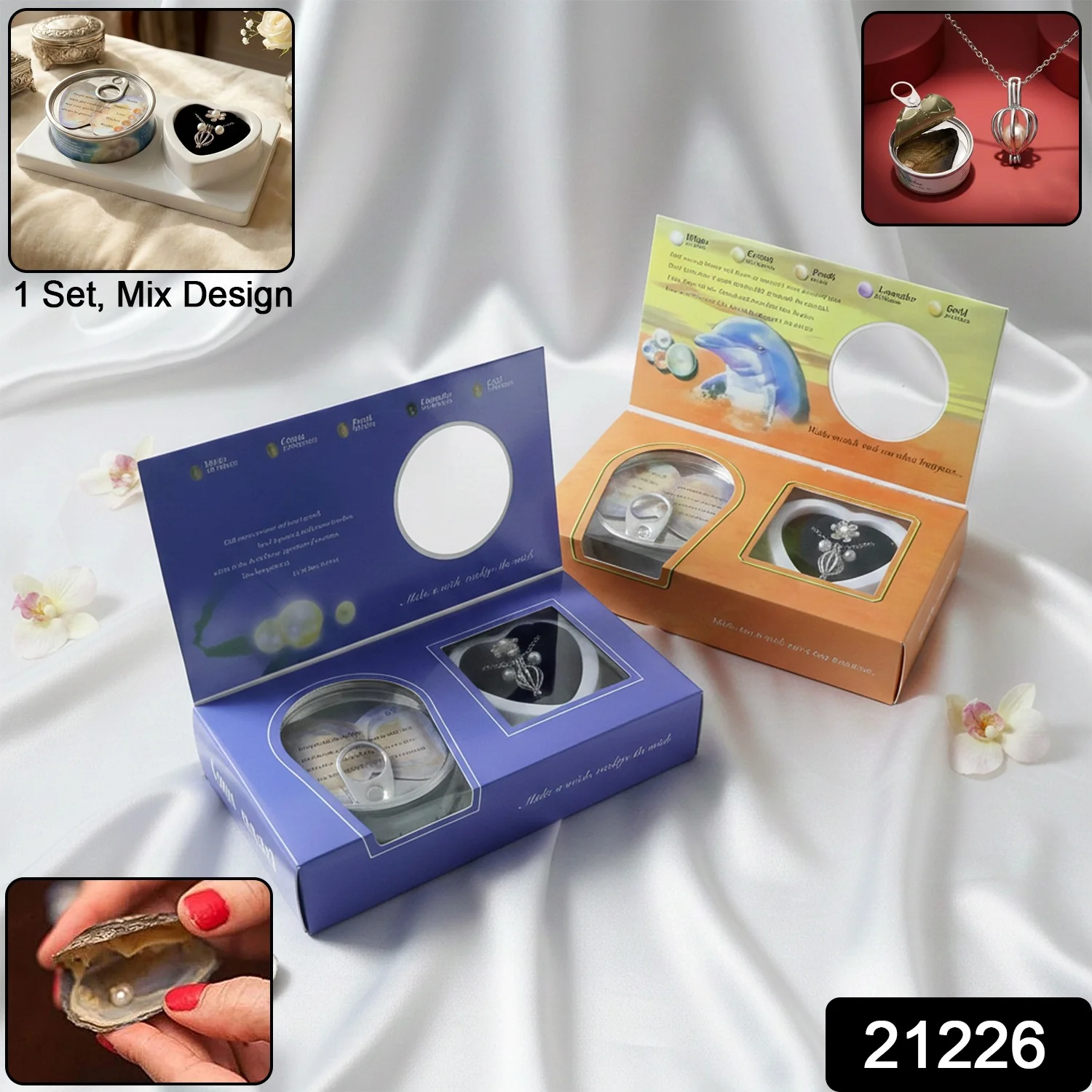 Wish Pearl Necklace Gift Set (1 Set / mix desgin) - Image 2