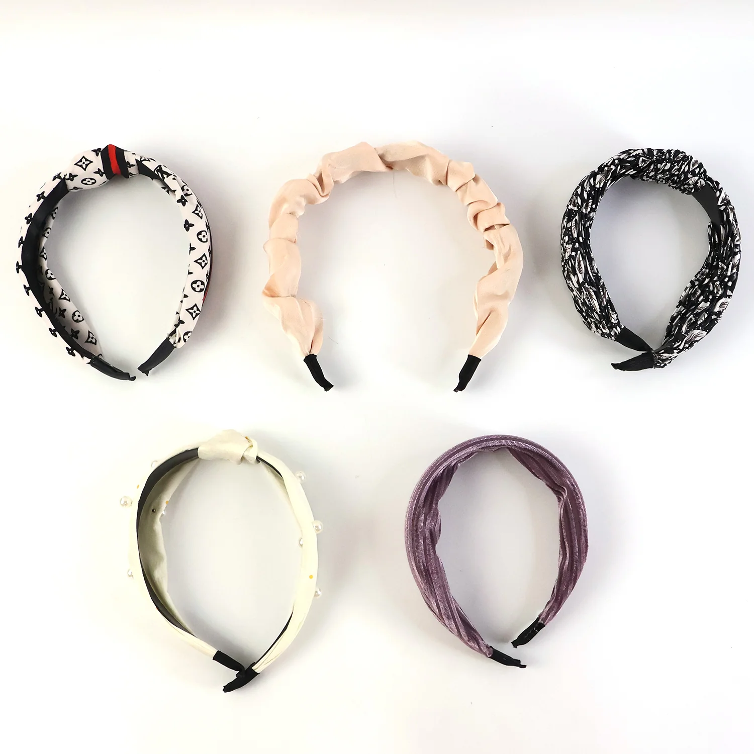 Women’s Ribbed Texture Knot Design Hairband (1 Pc / Mix Design) - Image 5