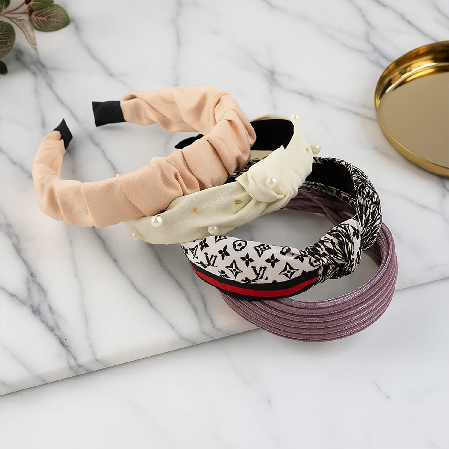Women’s Ribbed Texture Knot Design Hairband (1 Pc / Mix Design) - Image 8