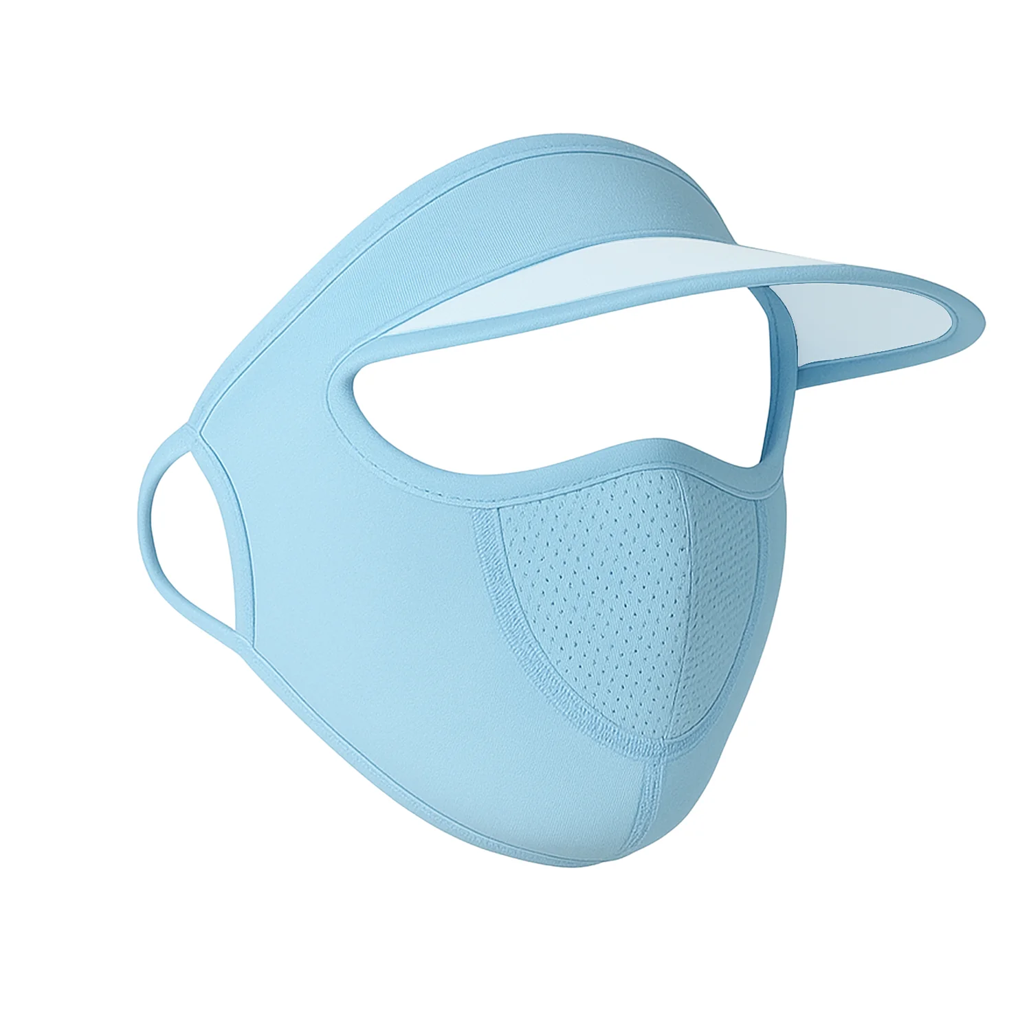Women’s Full Face UV Protection Cap with Built-in Mask & Wide Brim Visor (1 Pc) - Image 6