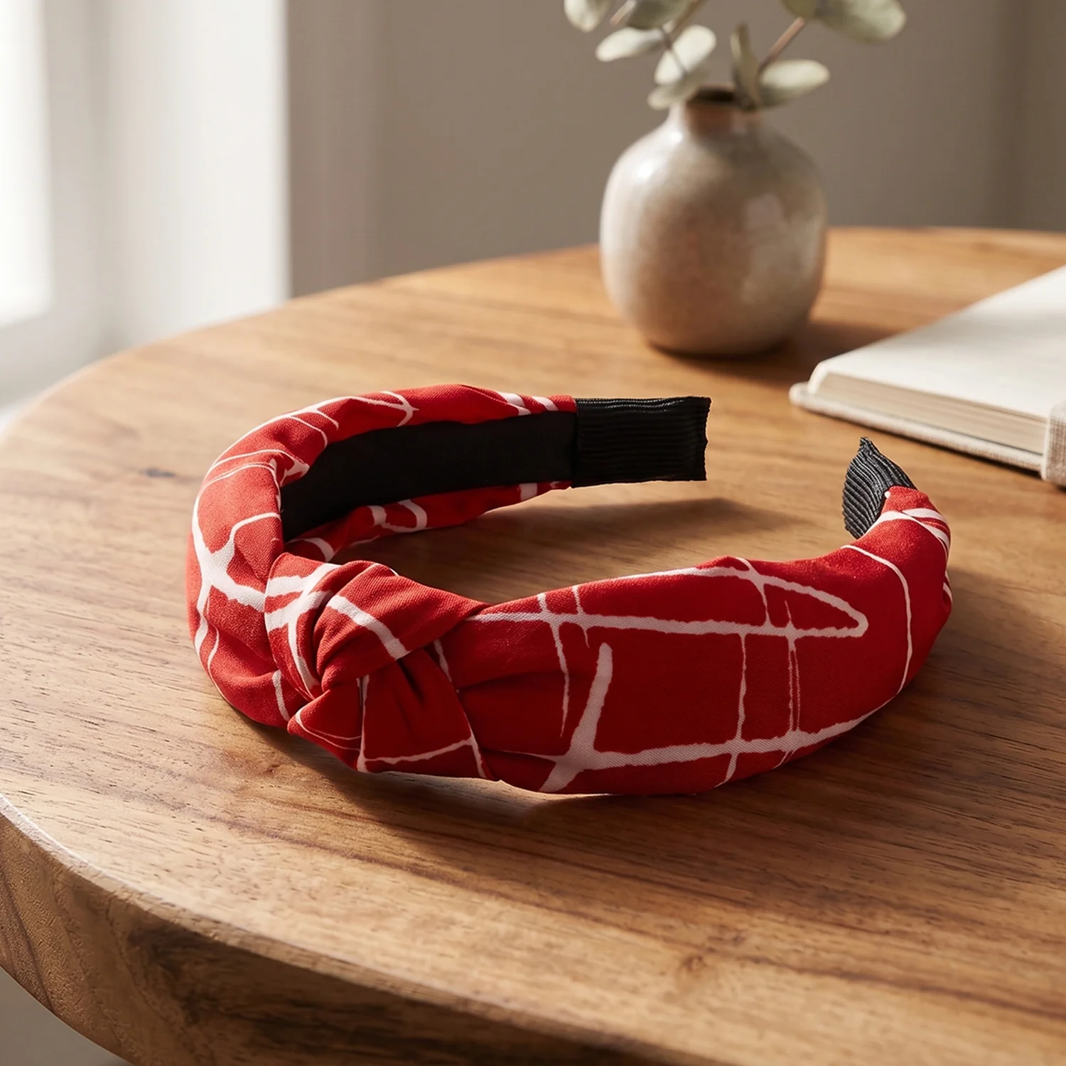 Stylish Printed Knot Design Hairband (1 Pc / Mix Color) - Image 3