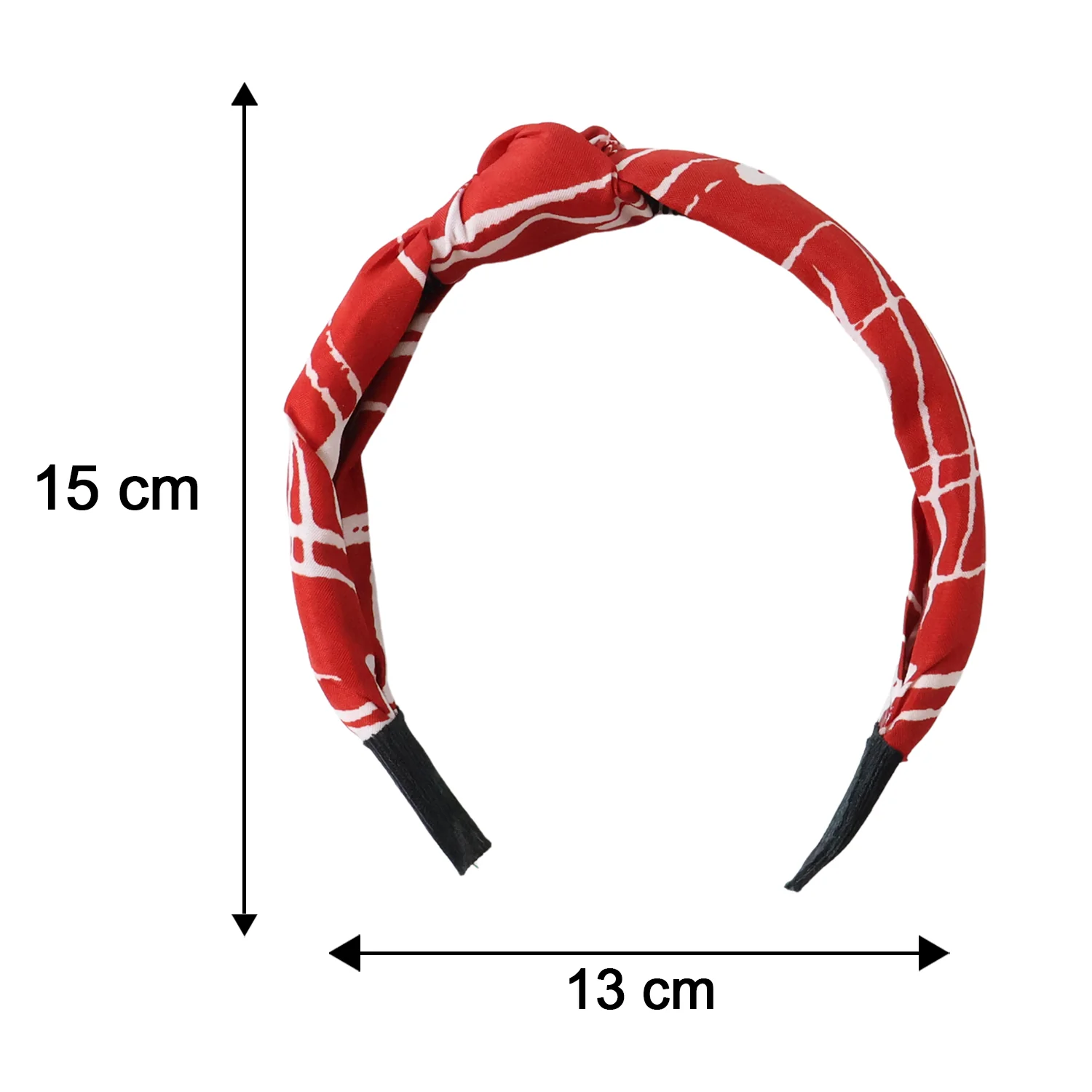 Stylish Printed Knot Design Hairband (1 Pc / Mix Color) - Image 6