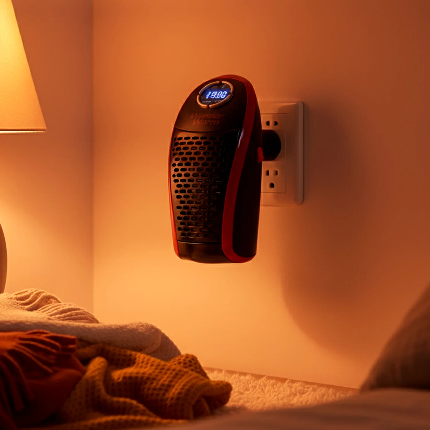 Wonder Warm 400W Wall Plug Room Heater with Remote Control (1 Pc) - Image 6