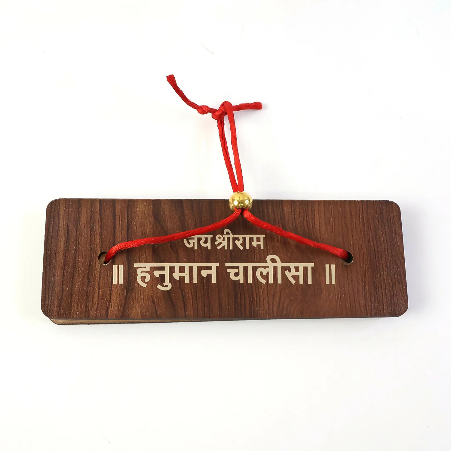 Wooden Hanuman Chalisa Flip Book with Stand, 6 × 2 Inch for Home Mandir & Prayer - Image 5