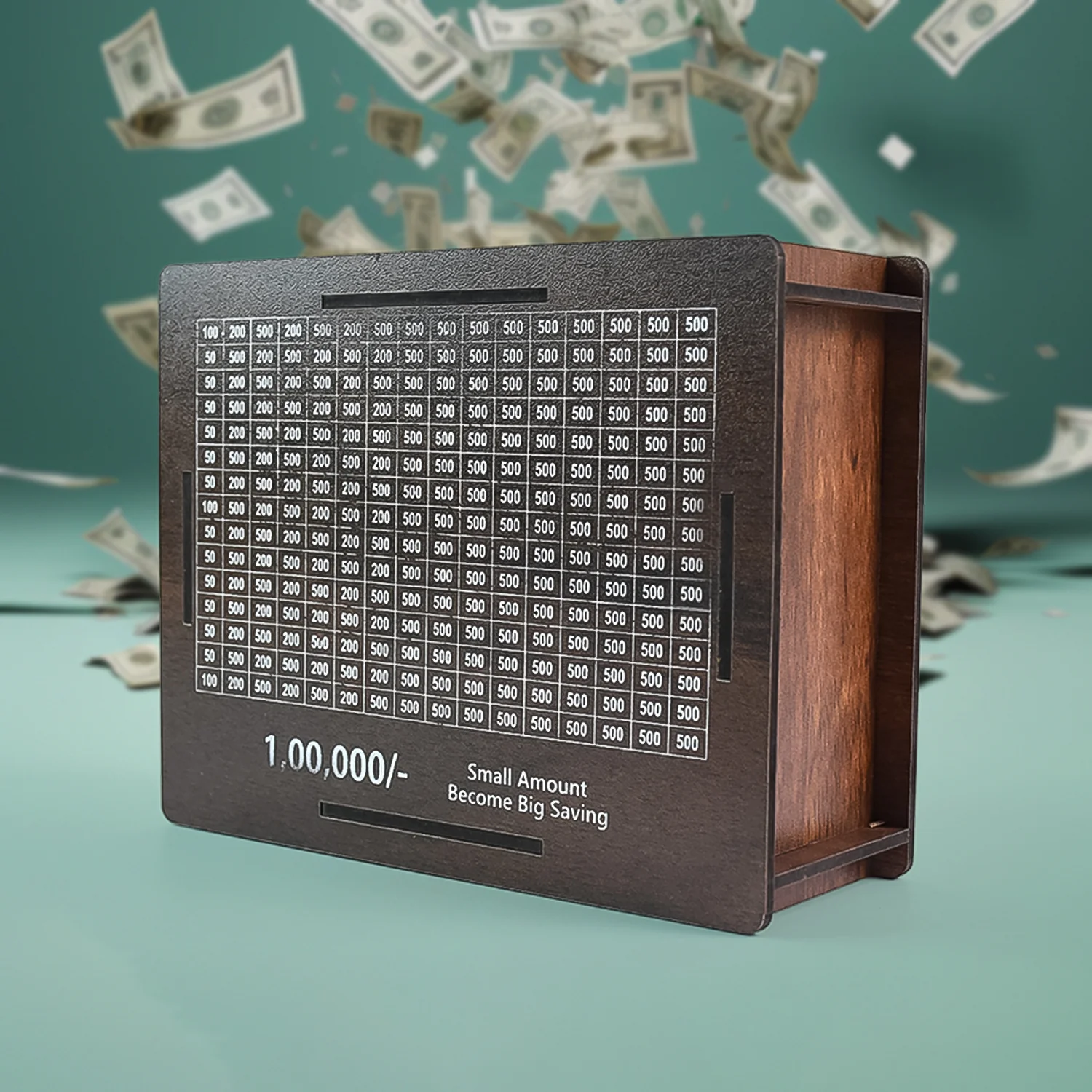 Wooden Money / Piggy Bank, Money Box (1 Pc / 1 Emoji Pan) - Image 5