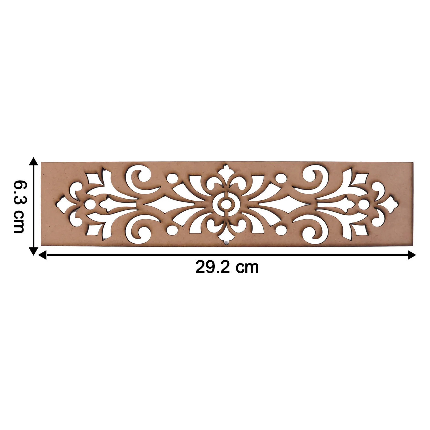 Wooden Rangoli Border Stencil Set of 5 – Reusable MDF Designs - Image 5