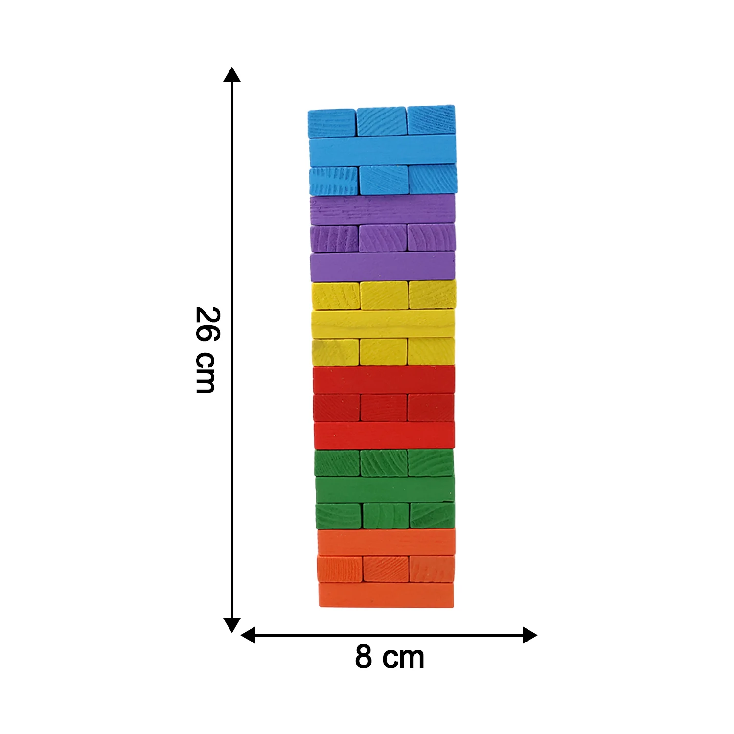 Wooden Stacking Tower Game - (54 Pc) - Image 3