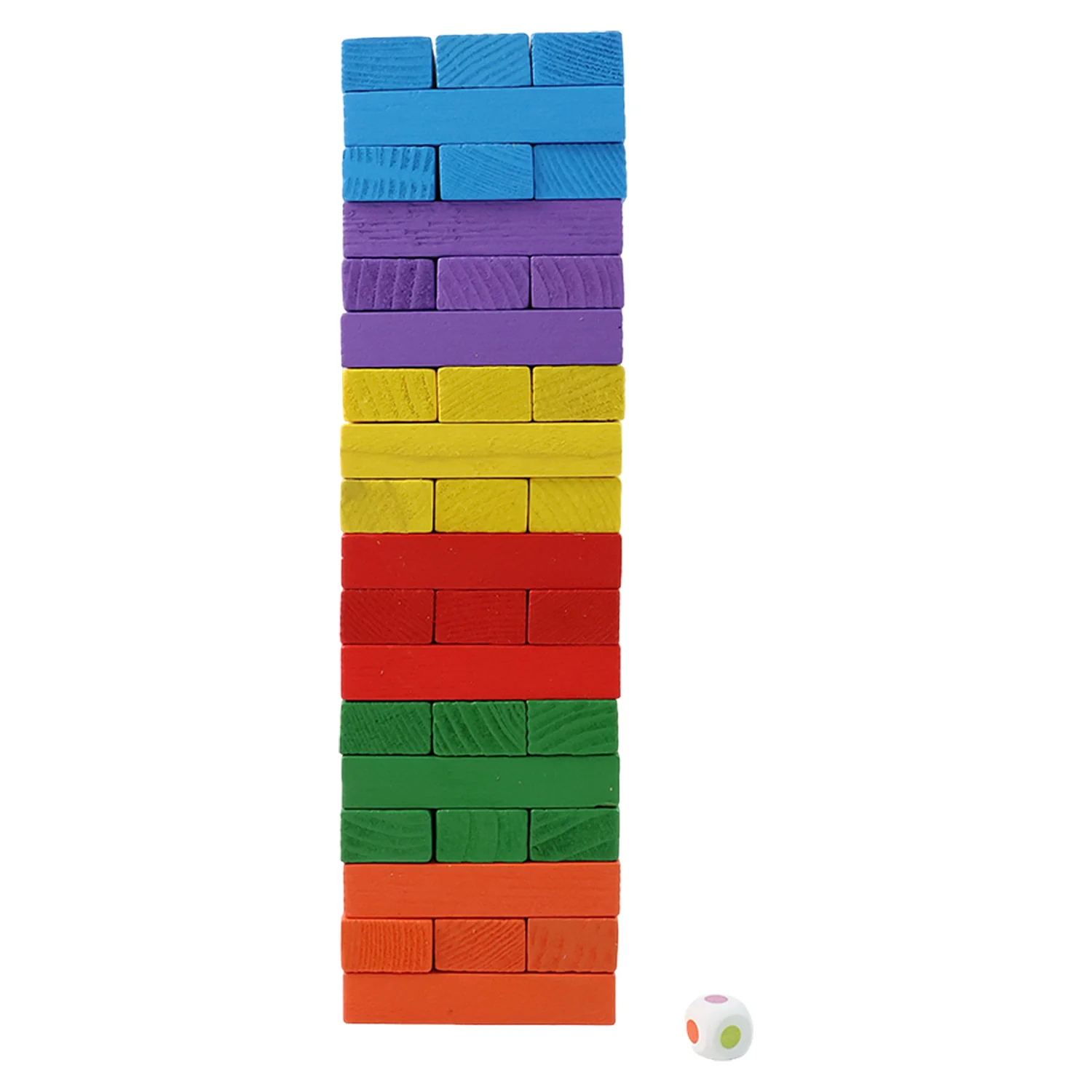 Wooden Stacking Tower Game - (54 Pc) - Image 5