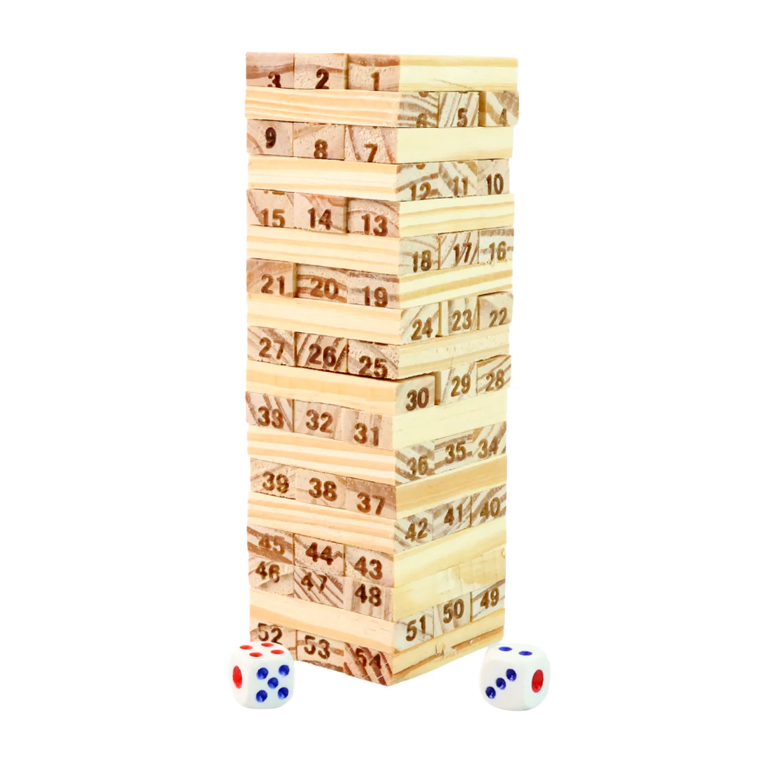 Wooden Tumbling Tower Game - (Set) - Image 5