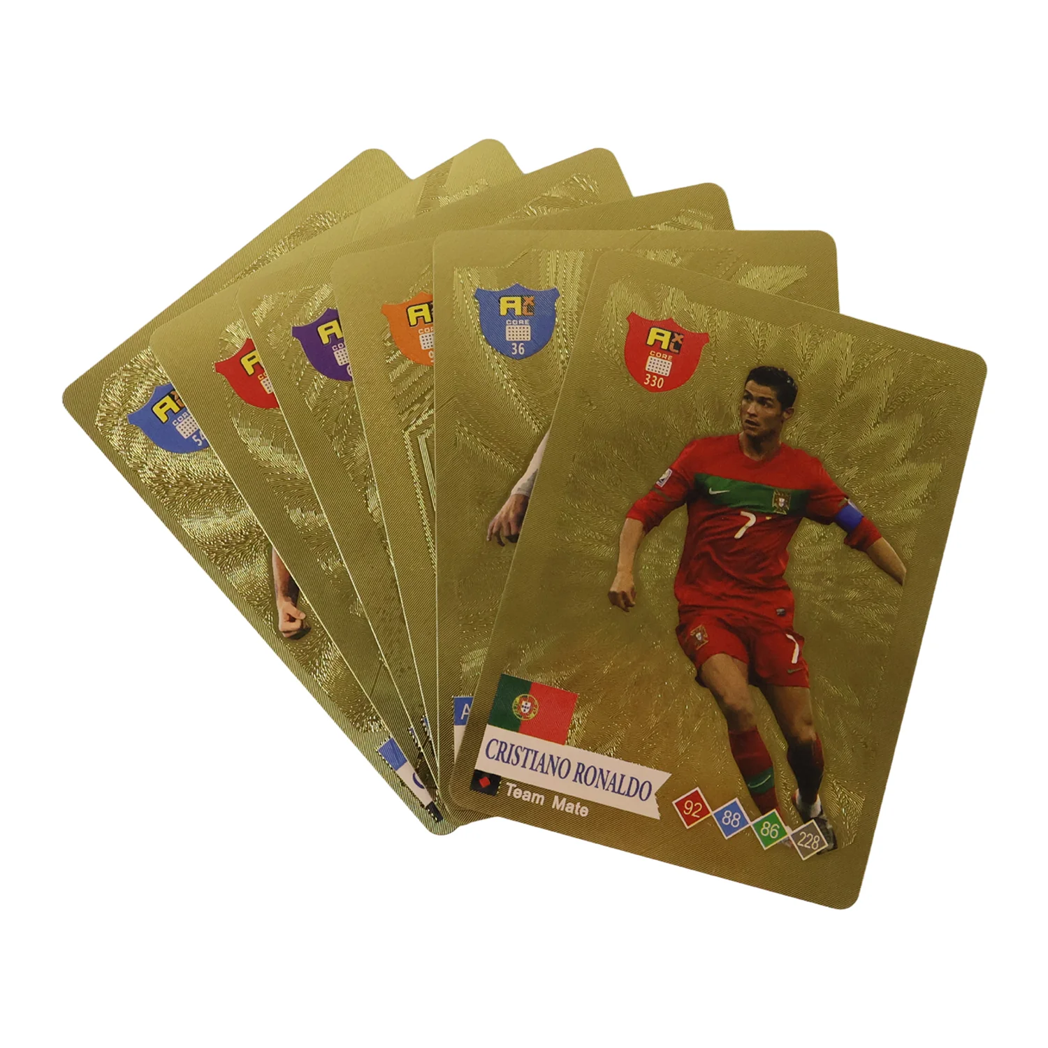 World Football Stars Card Set -Includes 1 Set of Football Player Trading Cards - Image 5