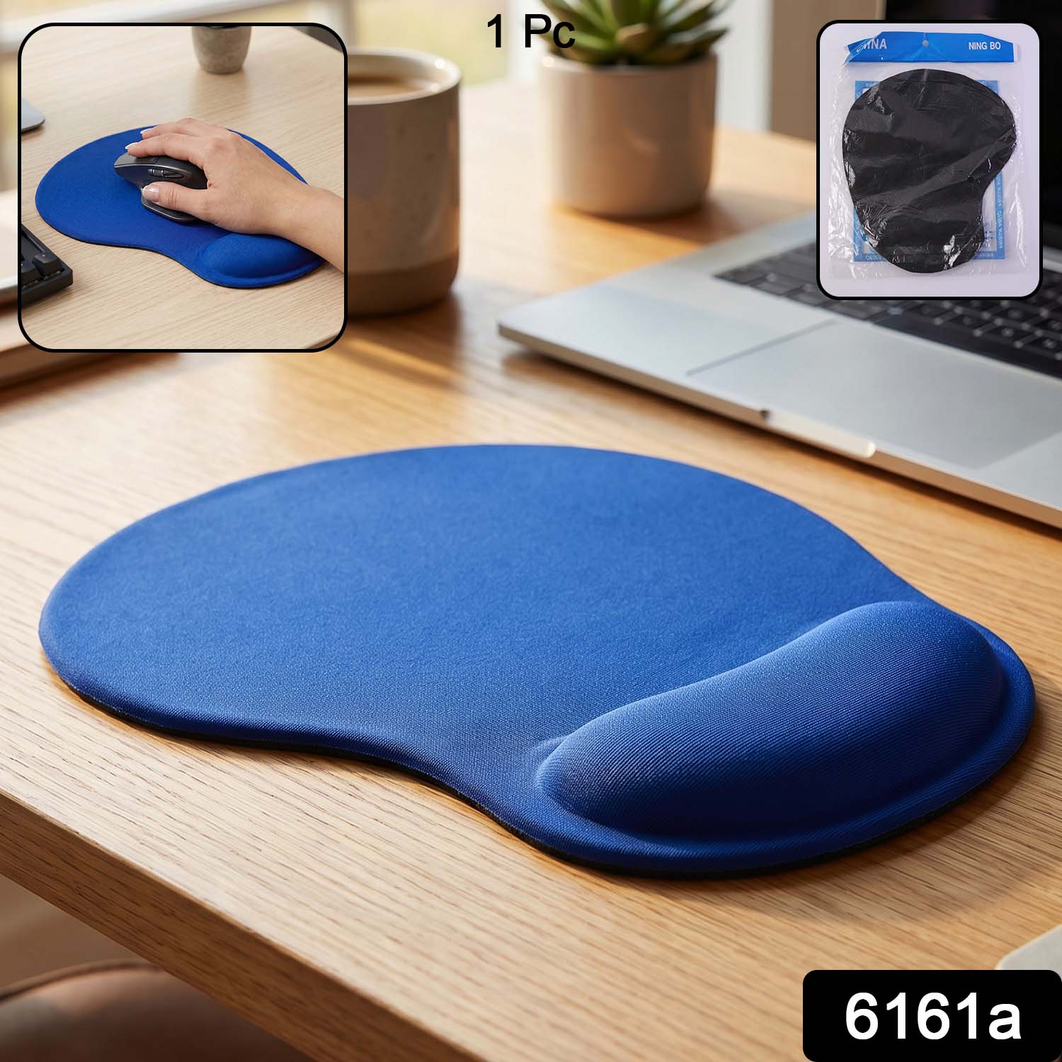 Wrist Mouse Pad with Comfortable Support Cushion (1 Pc) - Image 2