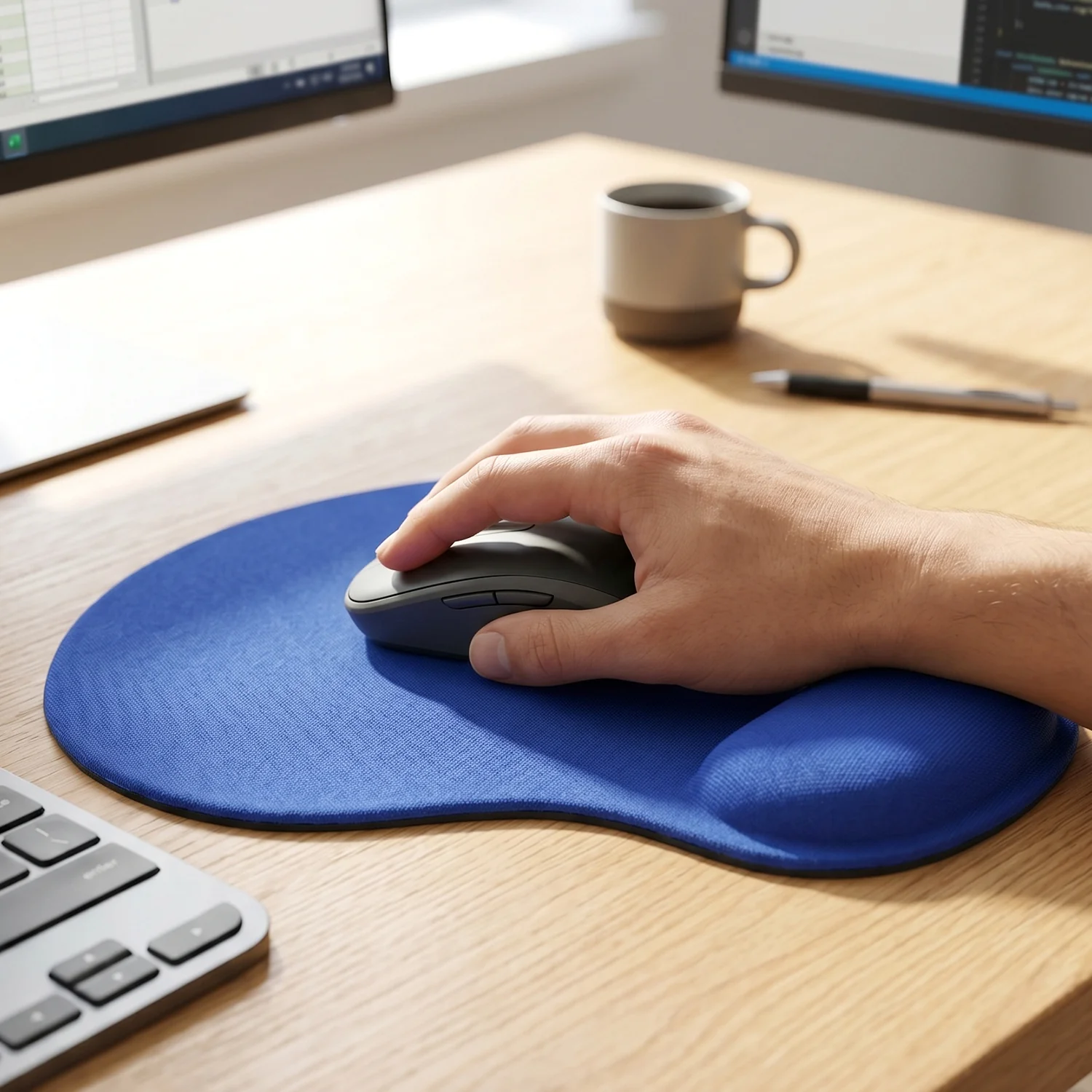 Wrist Mouse Pad with Comfortable Support Cushion (1 Pc) - Image 4