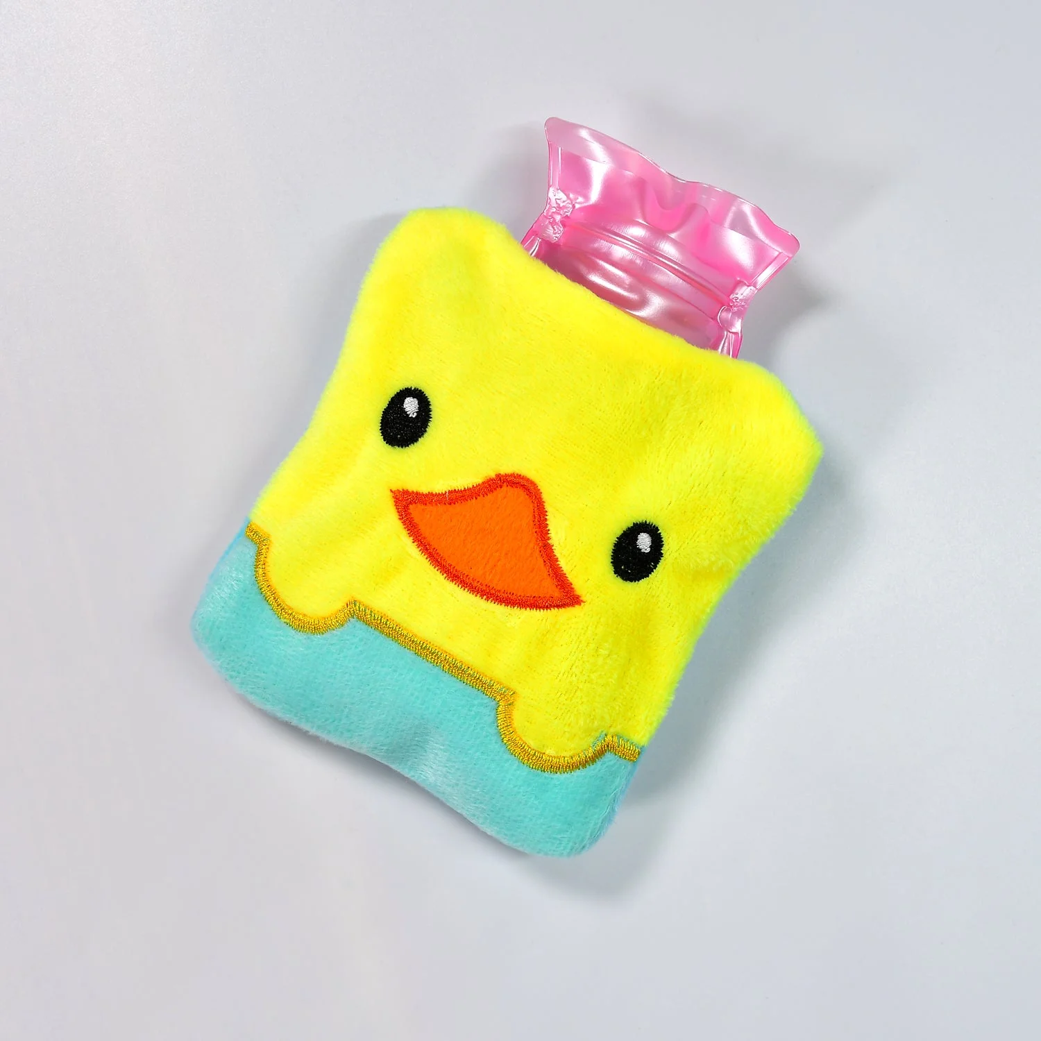 Yellow Duck design small Hot Water Bag with Cover for Pain Relief - Image 3