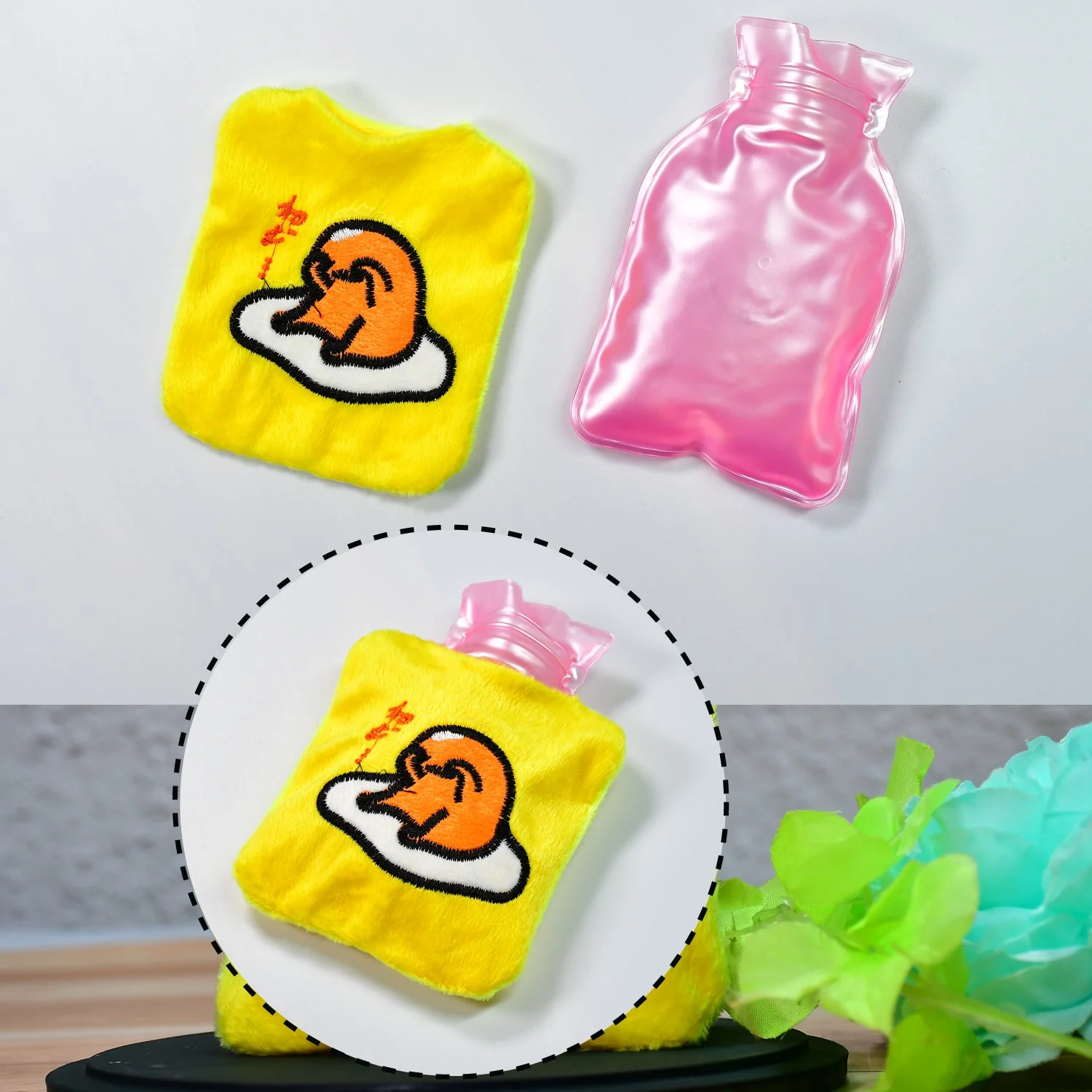 Yellow Duck Head Hot Water Bag for Pain Relief & Warmth (Cover, Small) - Image 6