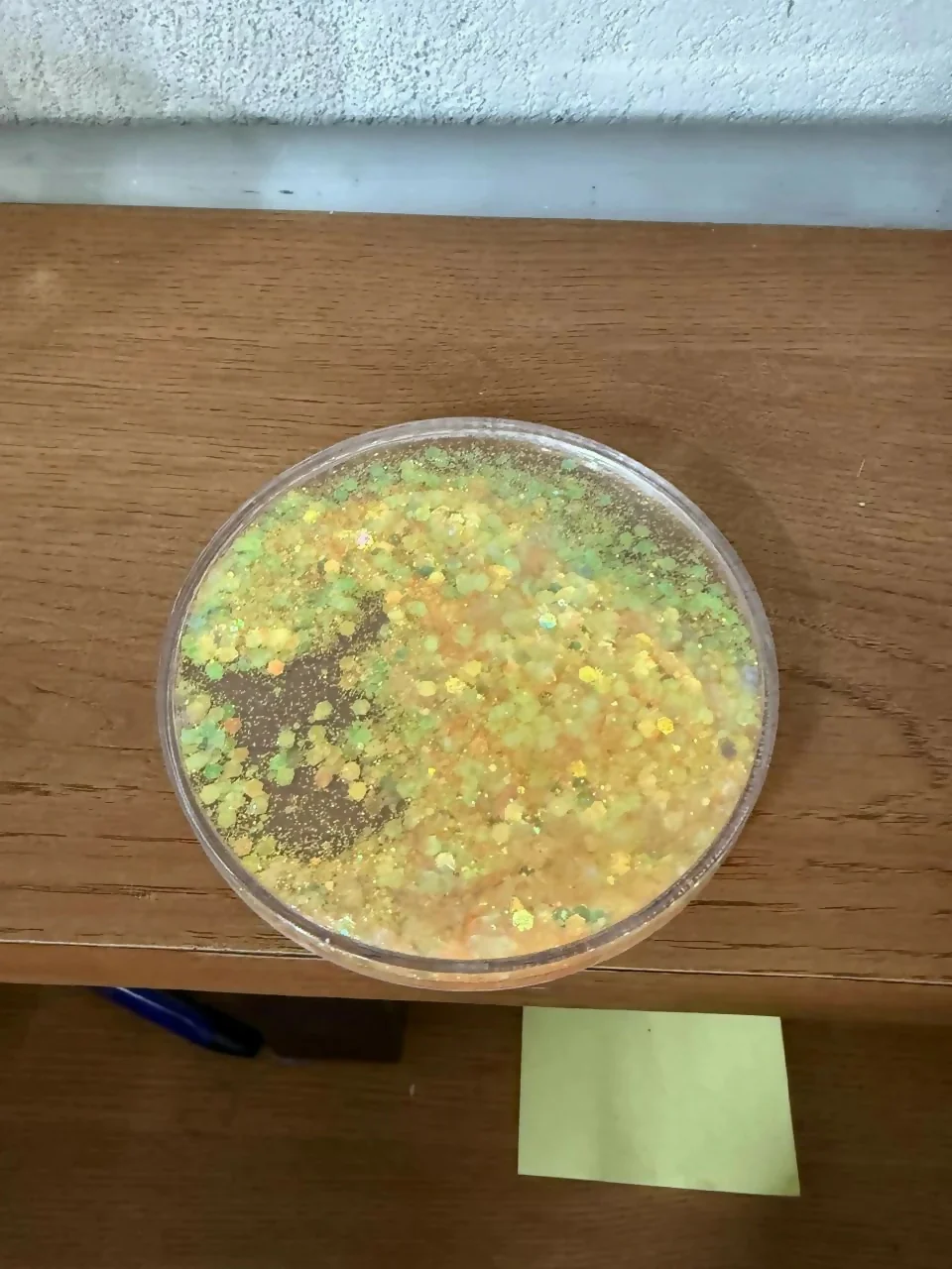 Yellow Glitter Resin Cup Lid and Coaster Set for Mug Cover - Image 4