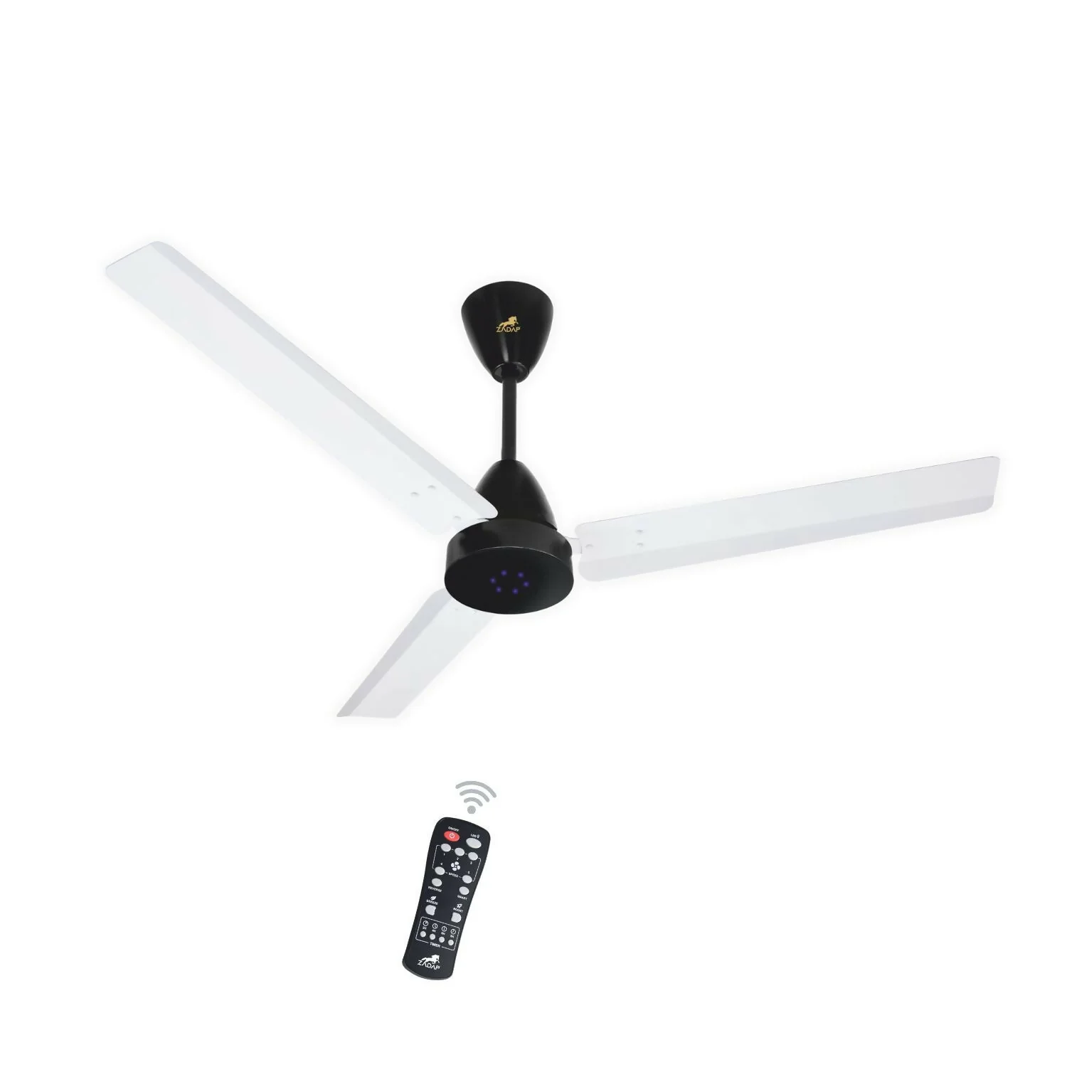 Zadap STROM 900mm High Speed BLDC Ceiling Fan with Remote(White)