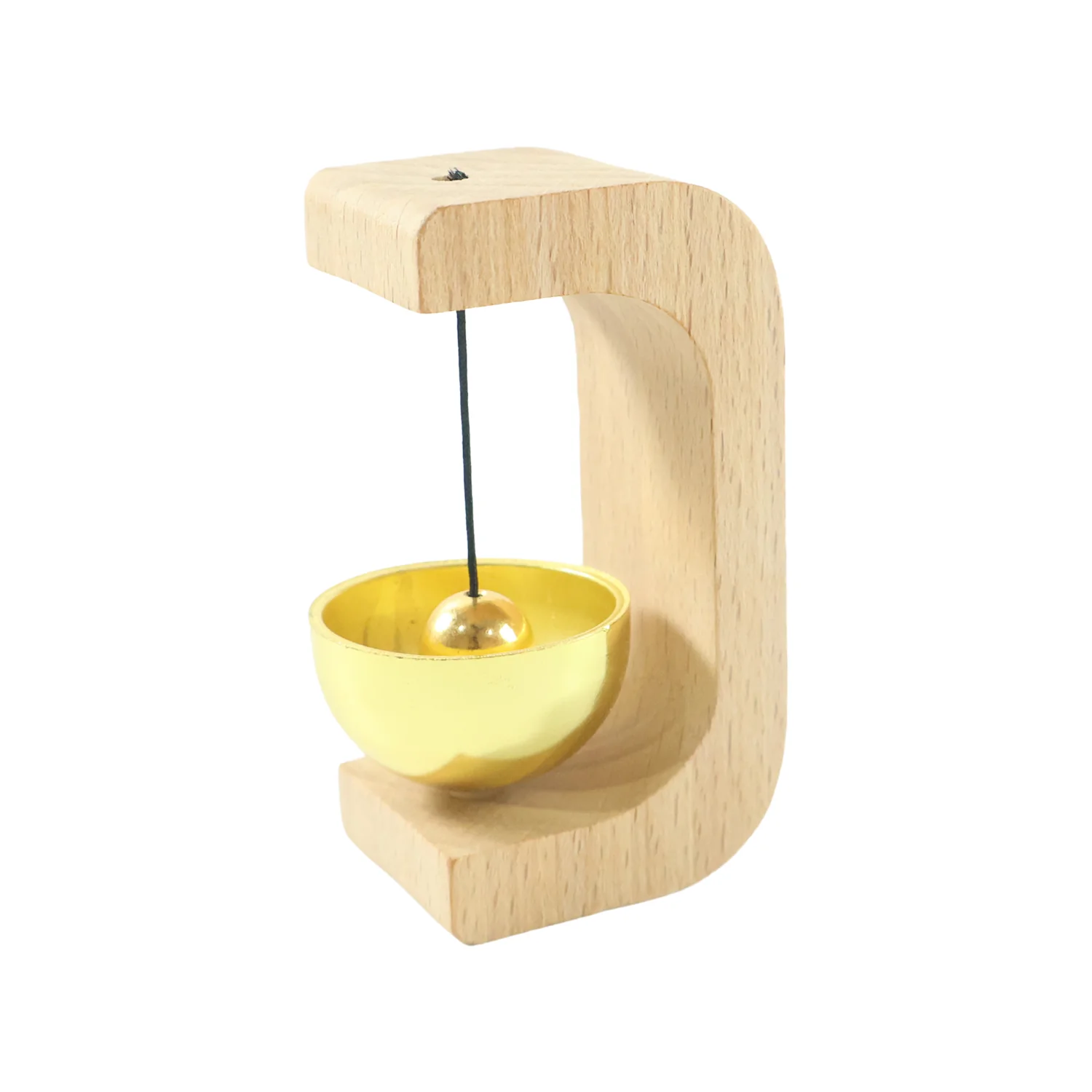 Megnetic Zen Bell for Meditation with Wooden Stand (1 Pc) - Image 5