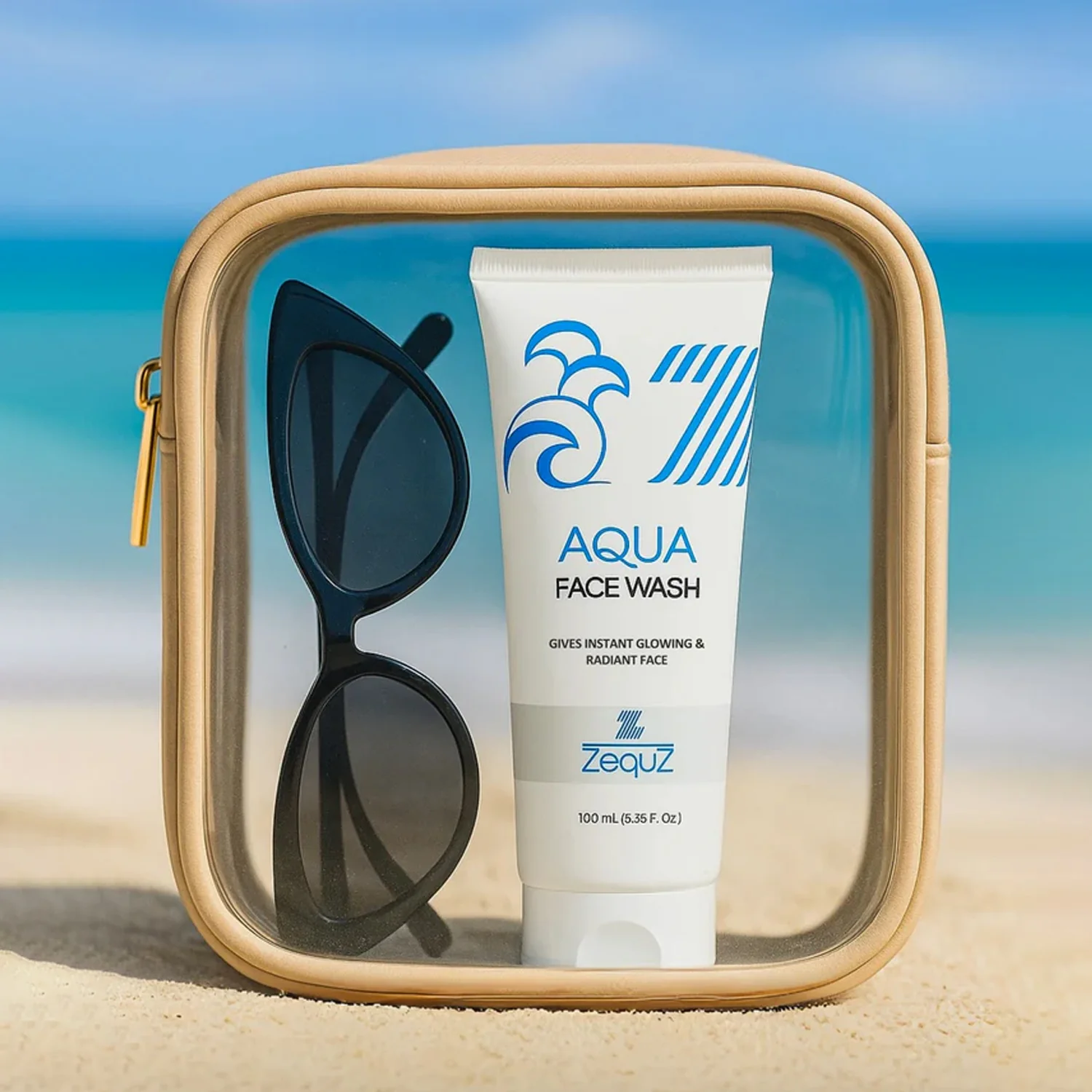 Zequz Aqua Face Wash - (1 Pc / 100ML) - Image 8