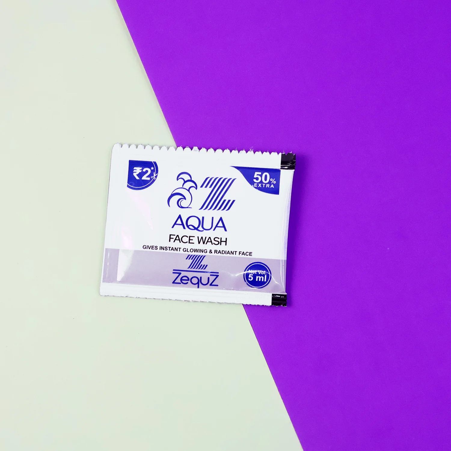Zequz Aqua Face Wash Sachet (5 ML / 1 Pc) - Image 3
