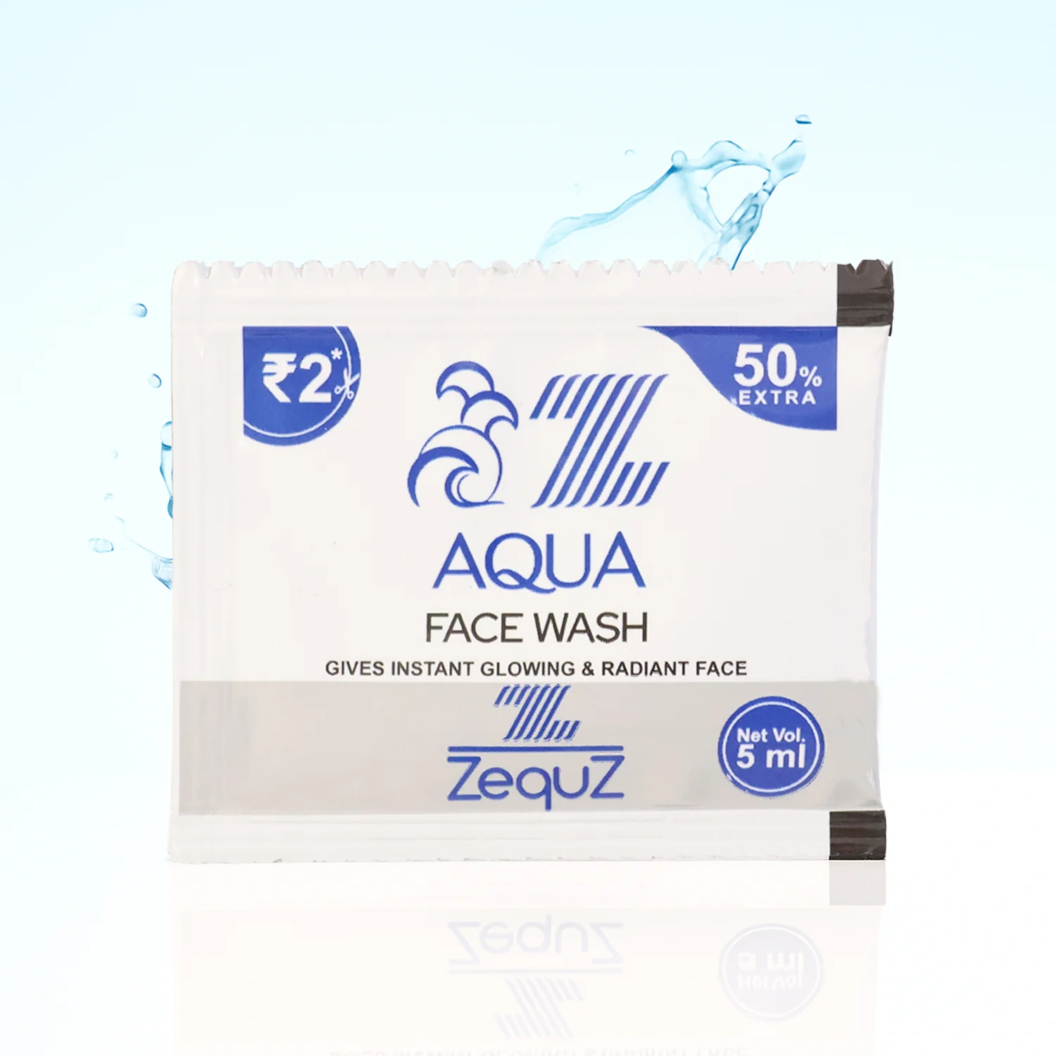Zequz Aqua Face Wash Sachet (5 ML / 1 Pc) - Image 4