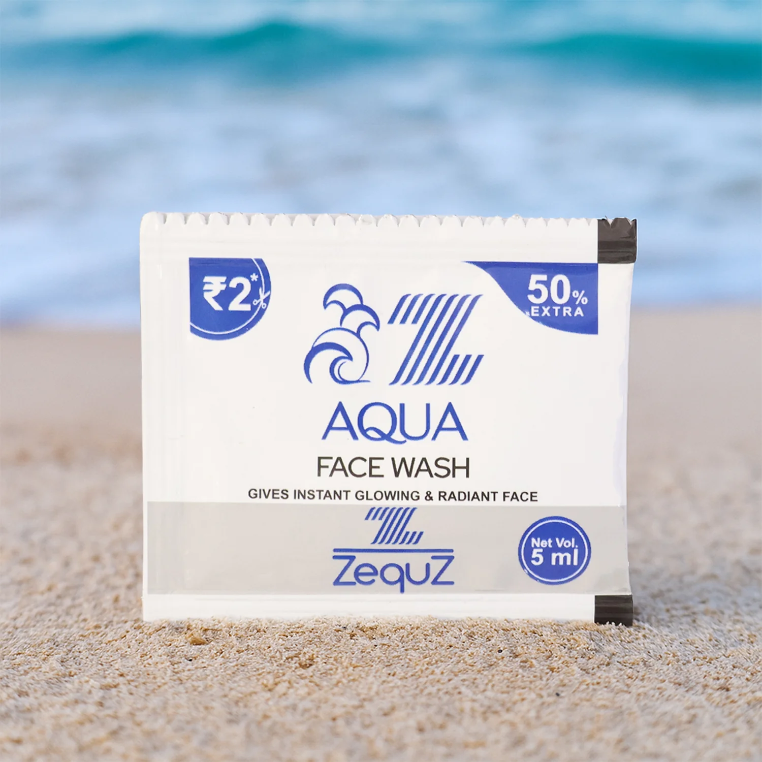 Zequz Aqua Face Wash Sachet (5 ML / 1 Pc) - Image 6