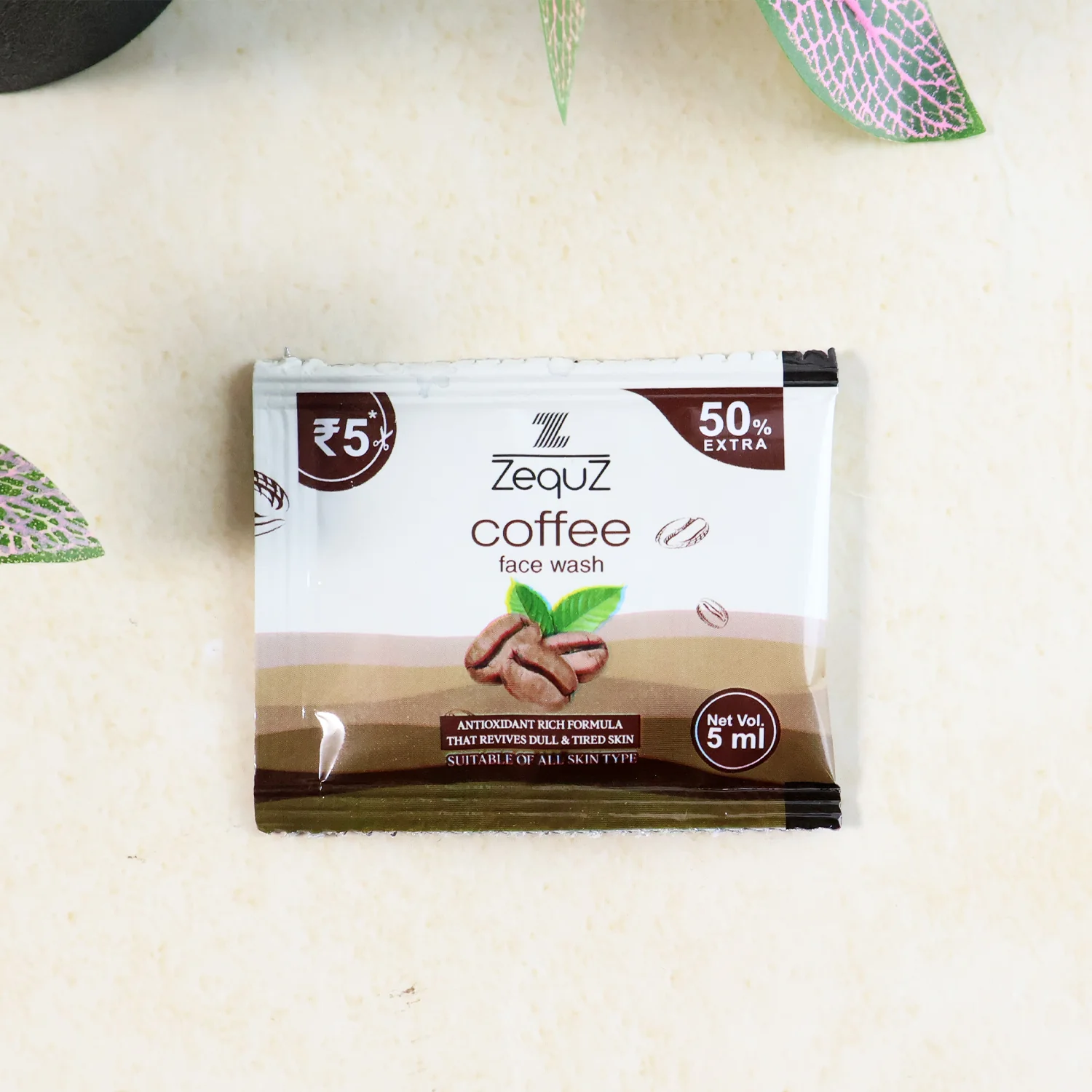 Zequz Coffee Face Wash Sachet (5 ML / 1 Pc) - Image 4