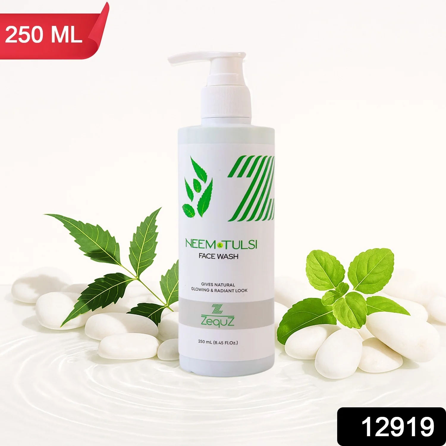 Zequz Neem & Tulsi Face Wash - (1 Pc / 250 ML) - Image 2