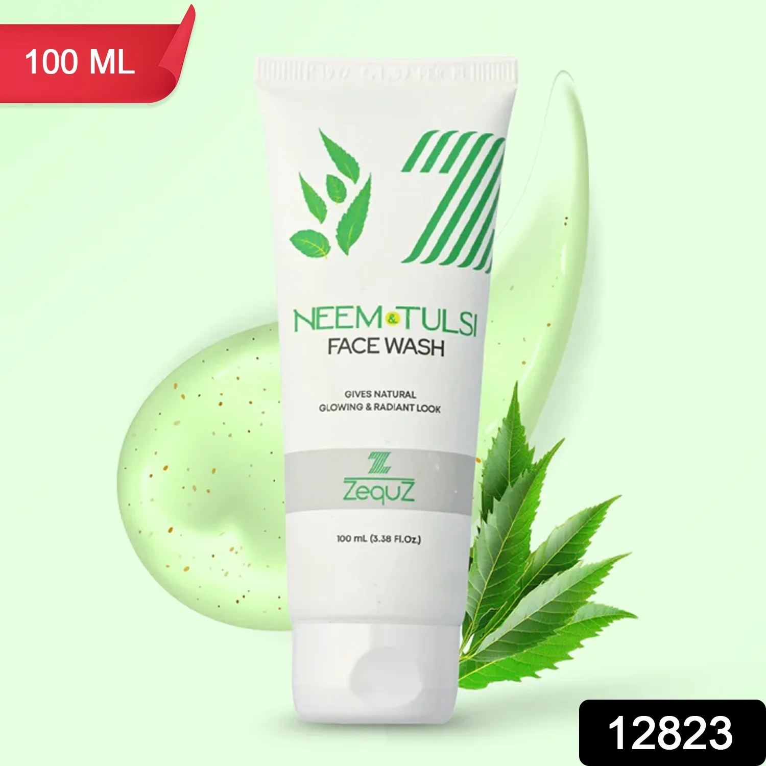 Zequz Neem & Tulsi Face Wash - (1 Pc / 100 ML) - Image 2
