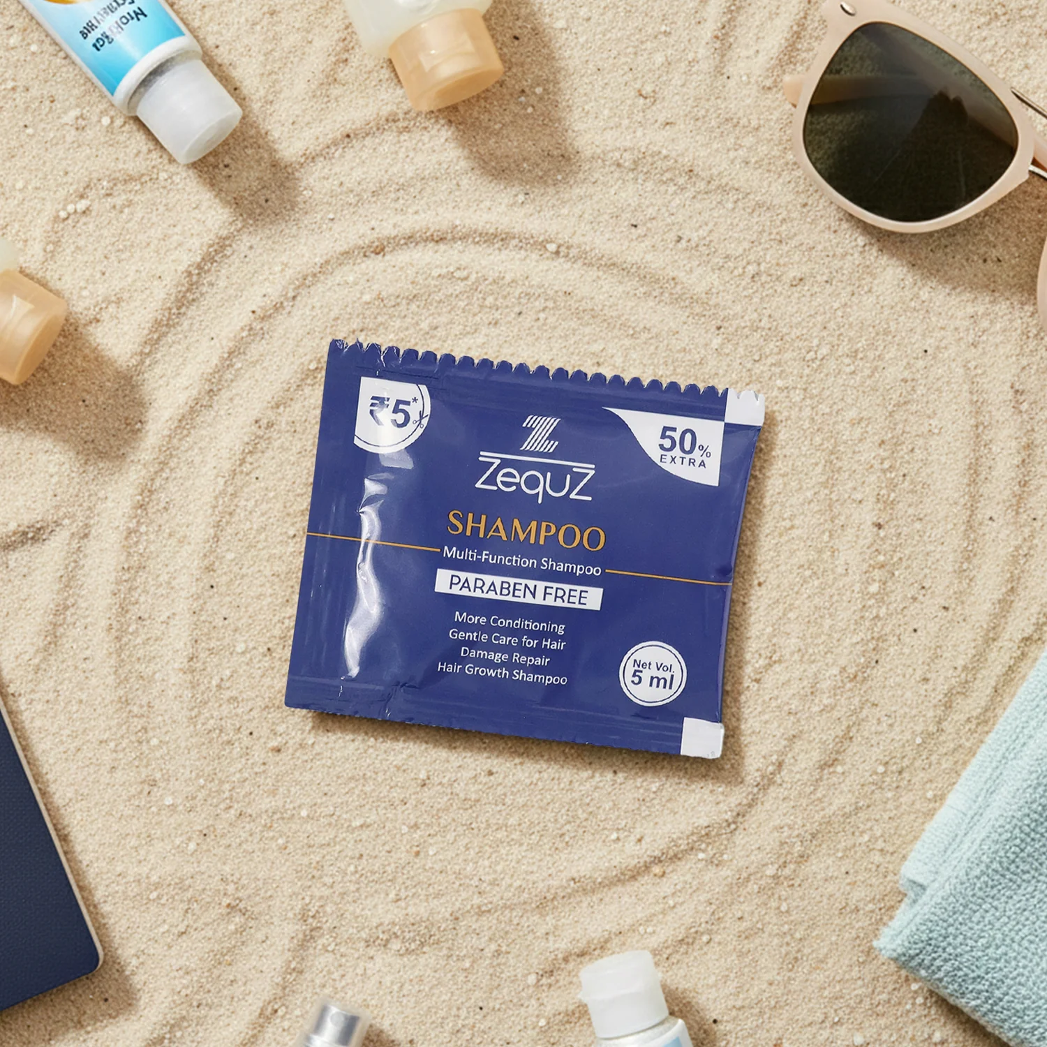 Zequz Paraben-Free Multi-Function Conditioning Shampoo Sachet (5 ML / 1 Pc) - Image 6